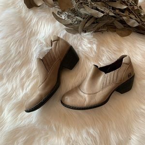 Born leather booties
